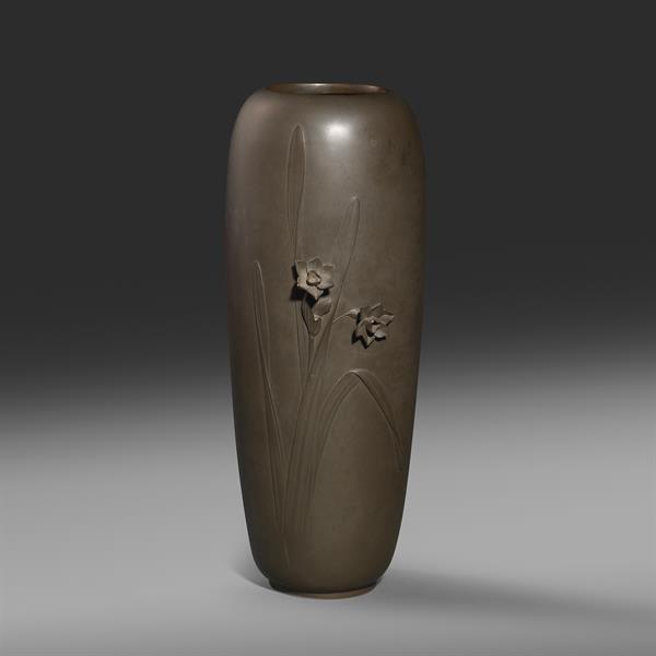 10. Bronze Flower Vase