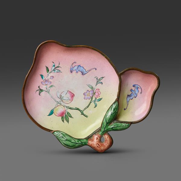 16. Canton Enamel Peach