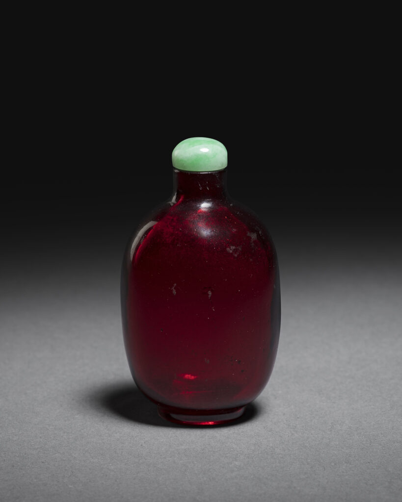 Red Glass Snuff Bottle