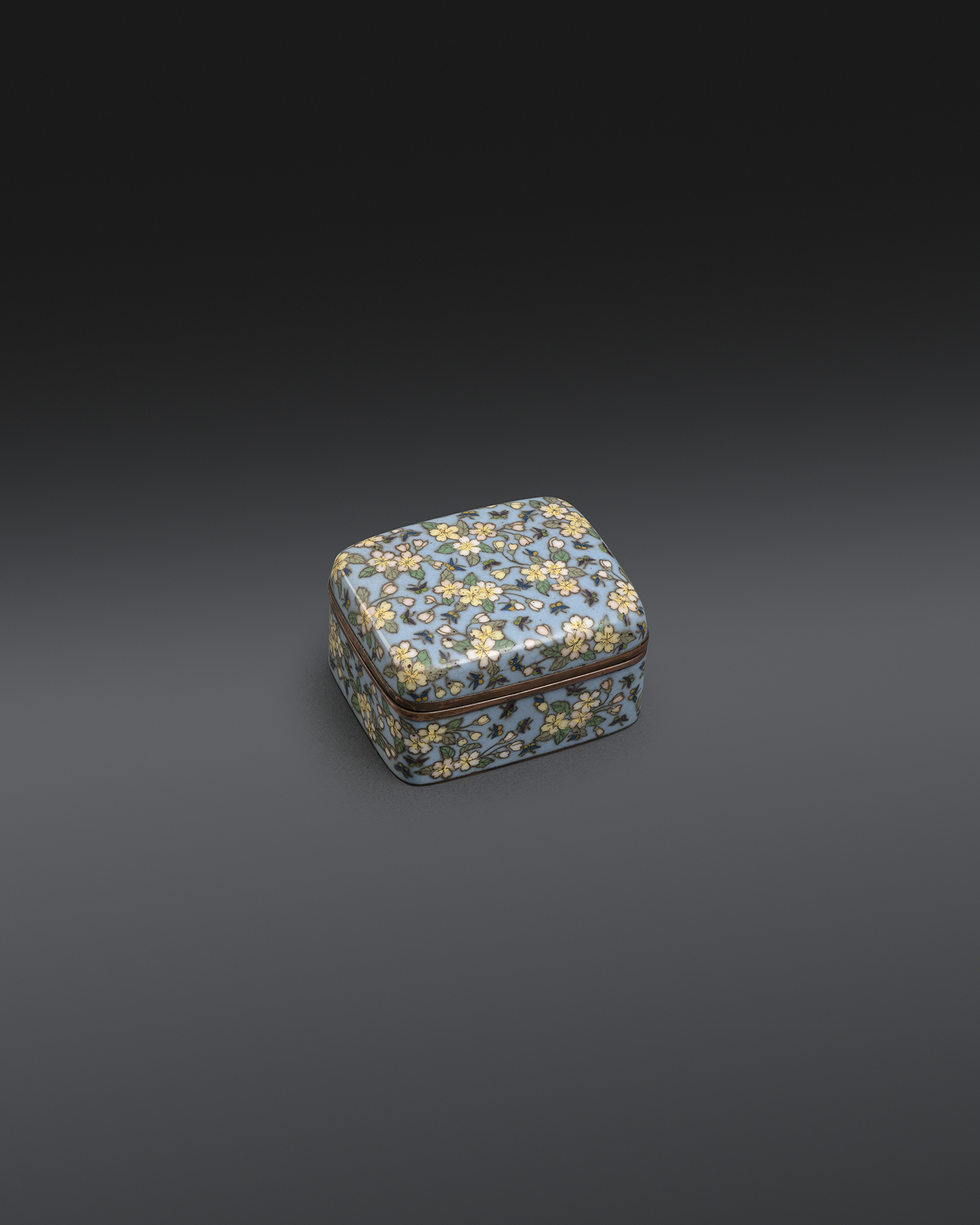 Miniature Cloisonne Enamel Box SOLD