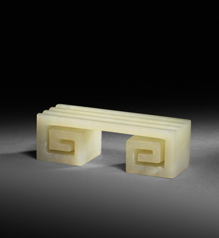 Carved Small Table Brush Rest