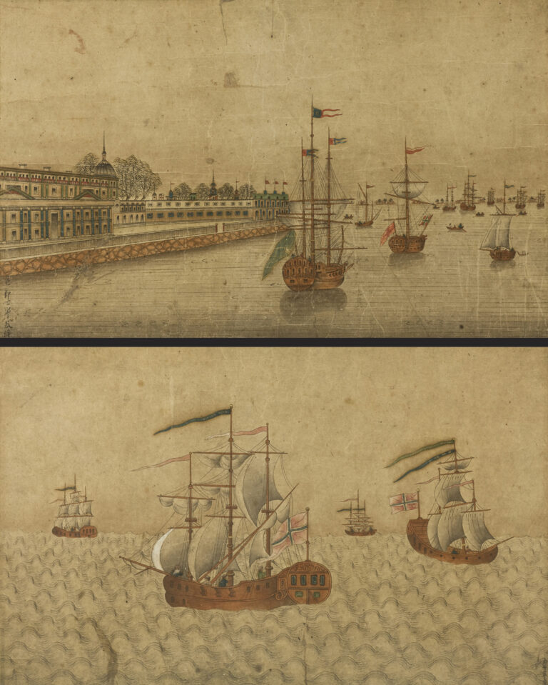 Pair of Watercolours, St. Petersburg