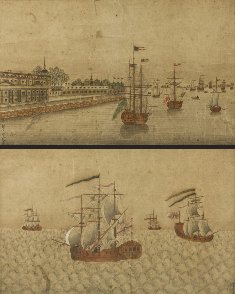 Pair of Watercolours, St. Petersburg