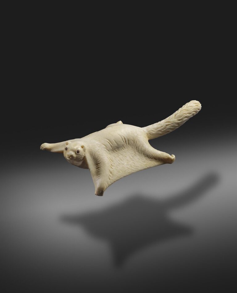 Flying Squirrel Carved Model SOLD
