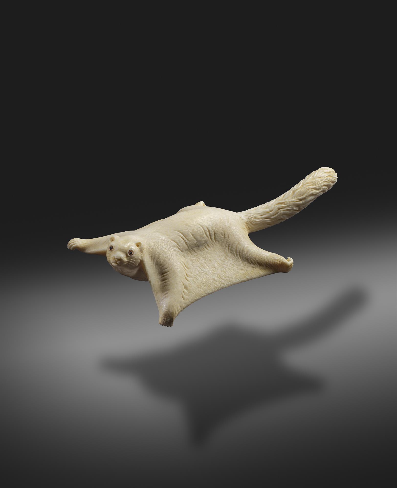 Flying Squirrel Carved Model SOLD