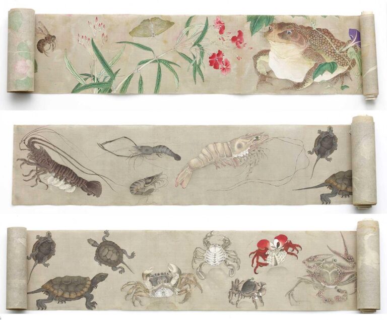 Painted 4m Reptile Scroll