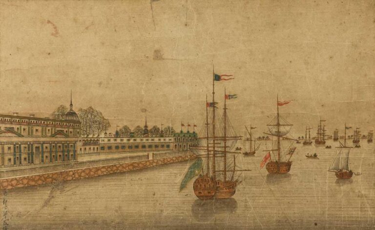 Pair of Watercolours, St. Petersburg