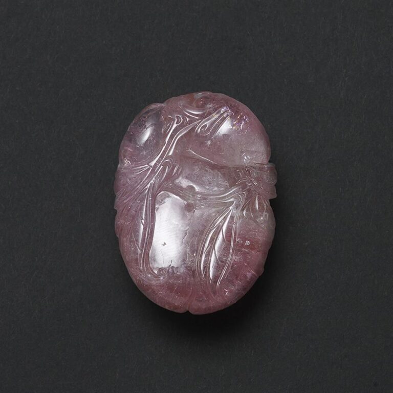 Tourmaline Pebble Carving SOLD