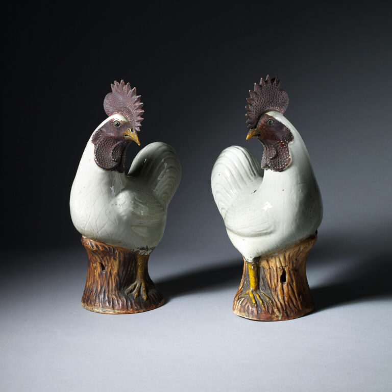 Pair of Roosters