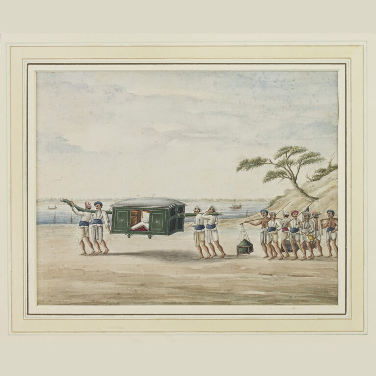 Small Indian opaque watercolour on paper