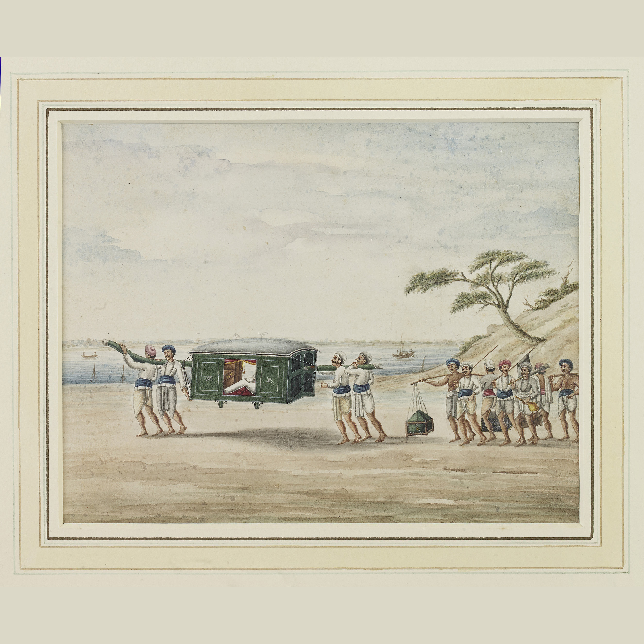 Small Indian opaque watercolour on paper