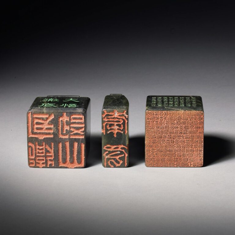 3 Soapstone Seals