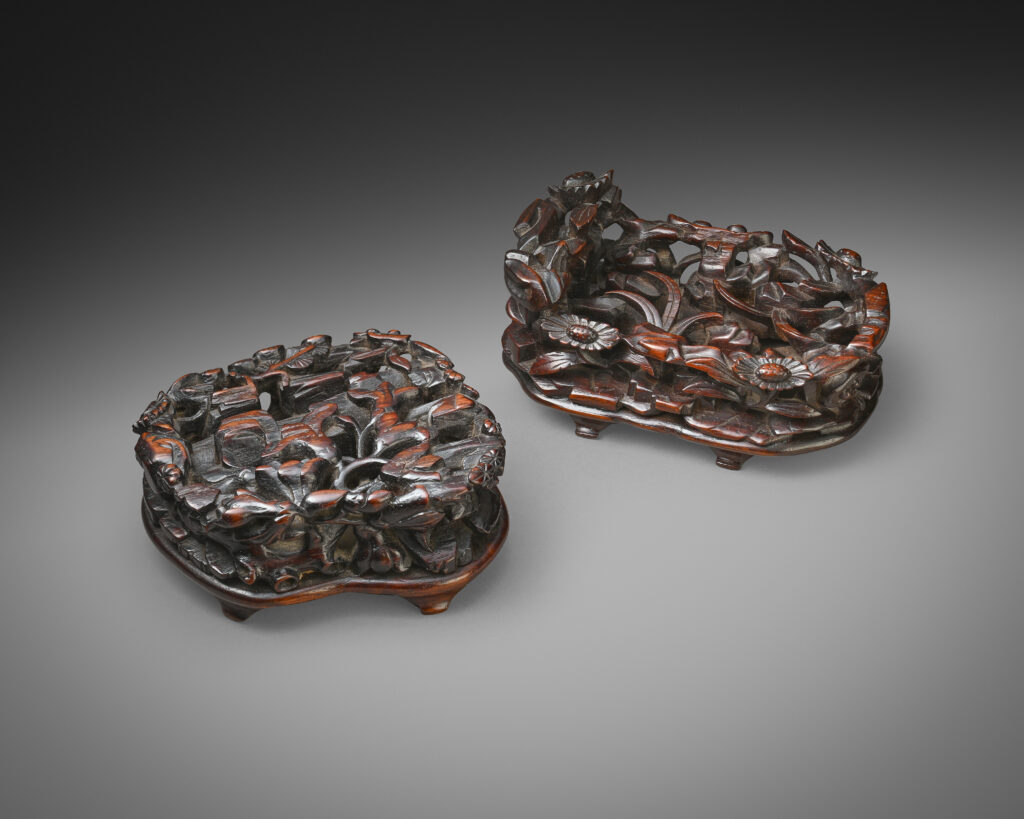 Pair of Stands for Jades