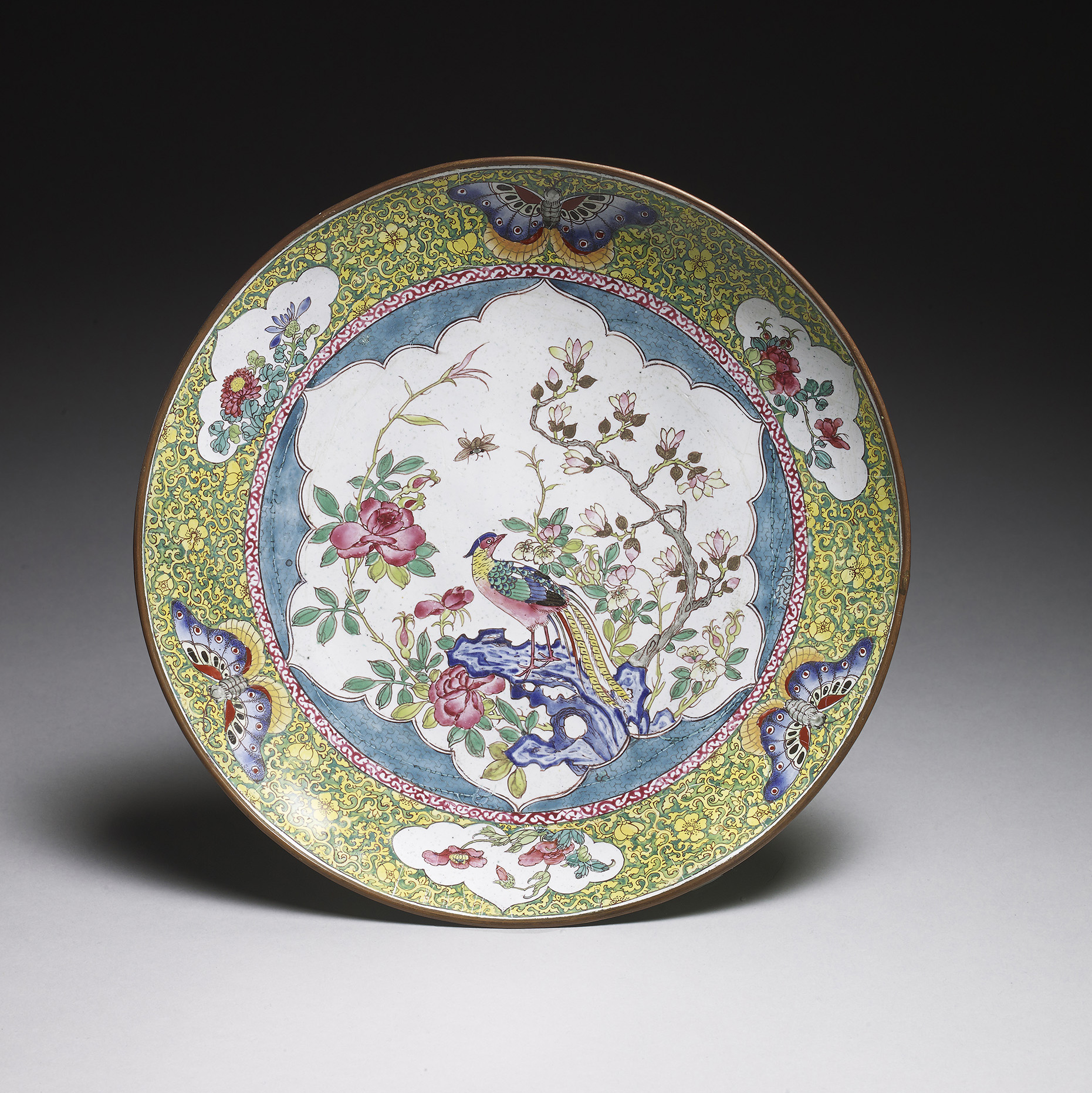 Canton Enamel Dish