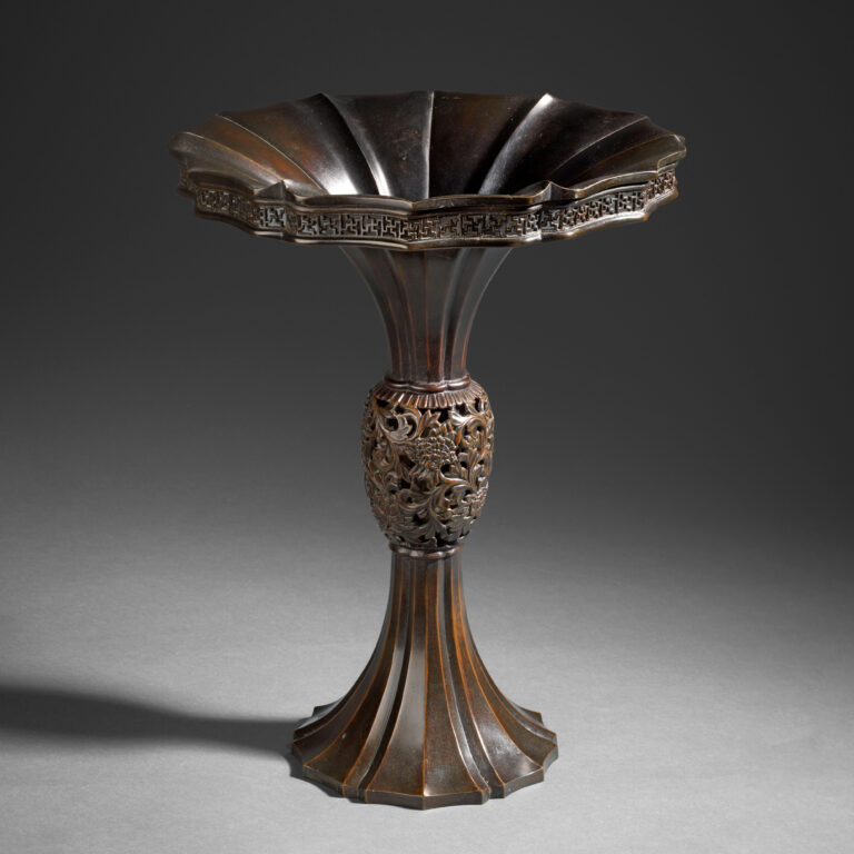 Bronze Flower Vase