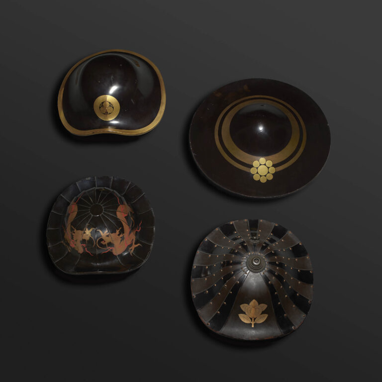 Four Jingasa (War hats)