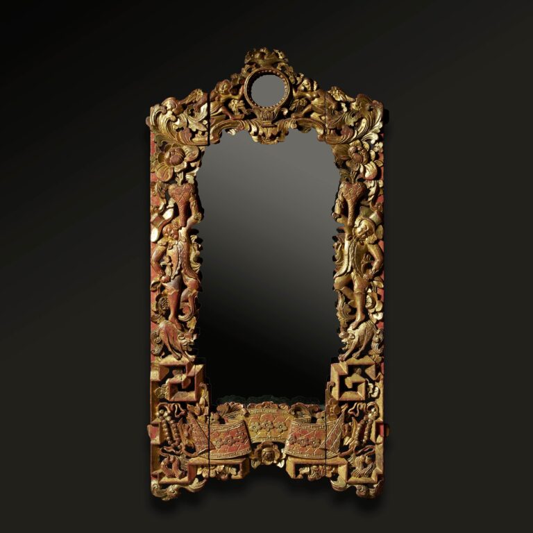 Gilt Frame with Europeans