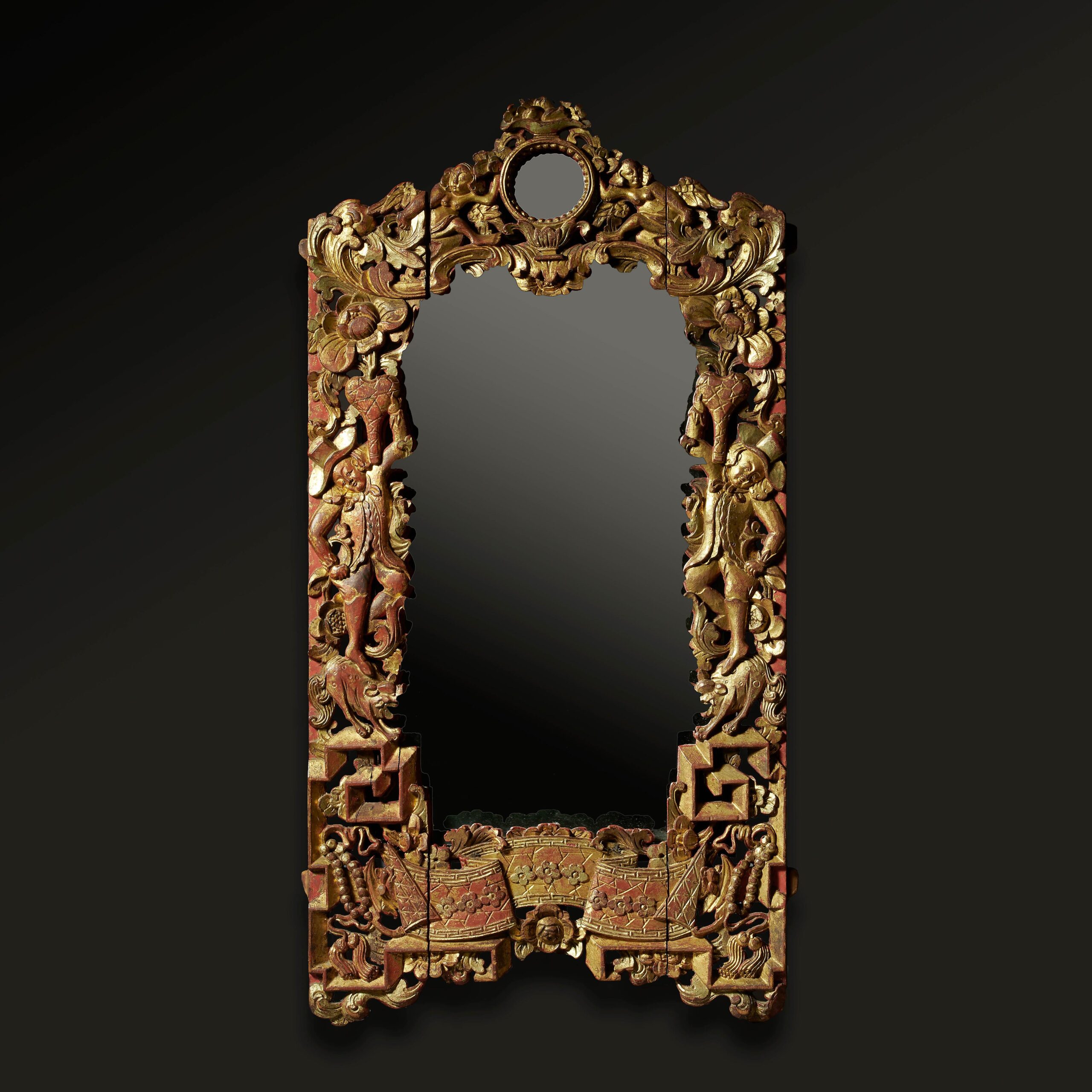 Gilt Frame with Europeans