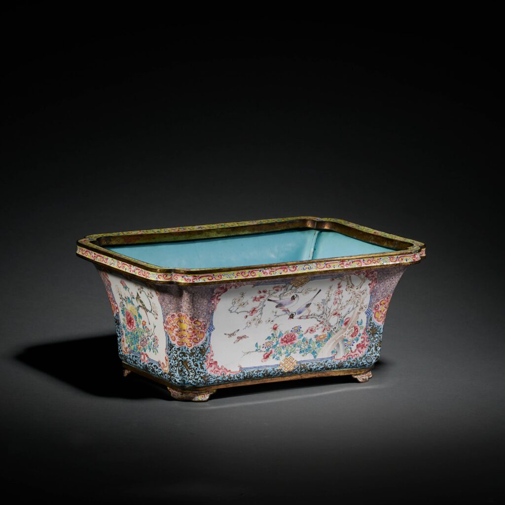 Enamel Jardinière