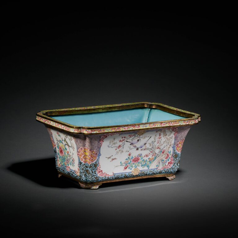 Enamel Jardinière