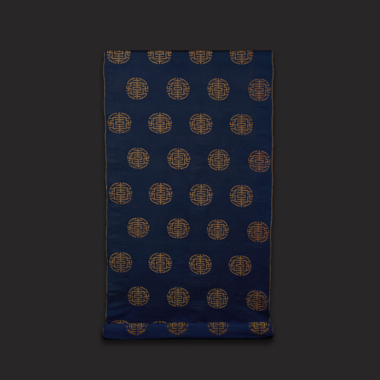 A Pair of Blue / Gold Panel