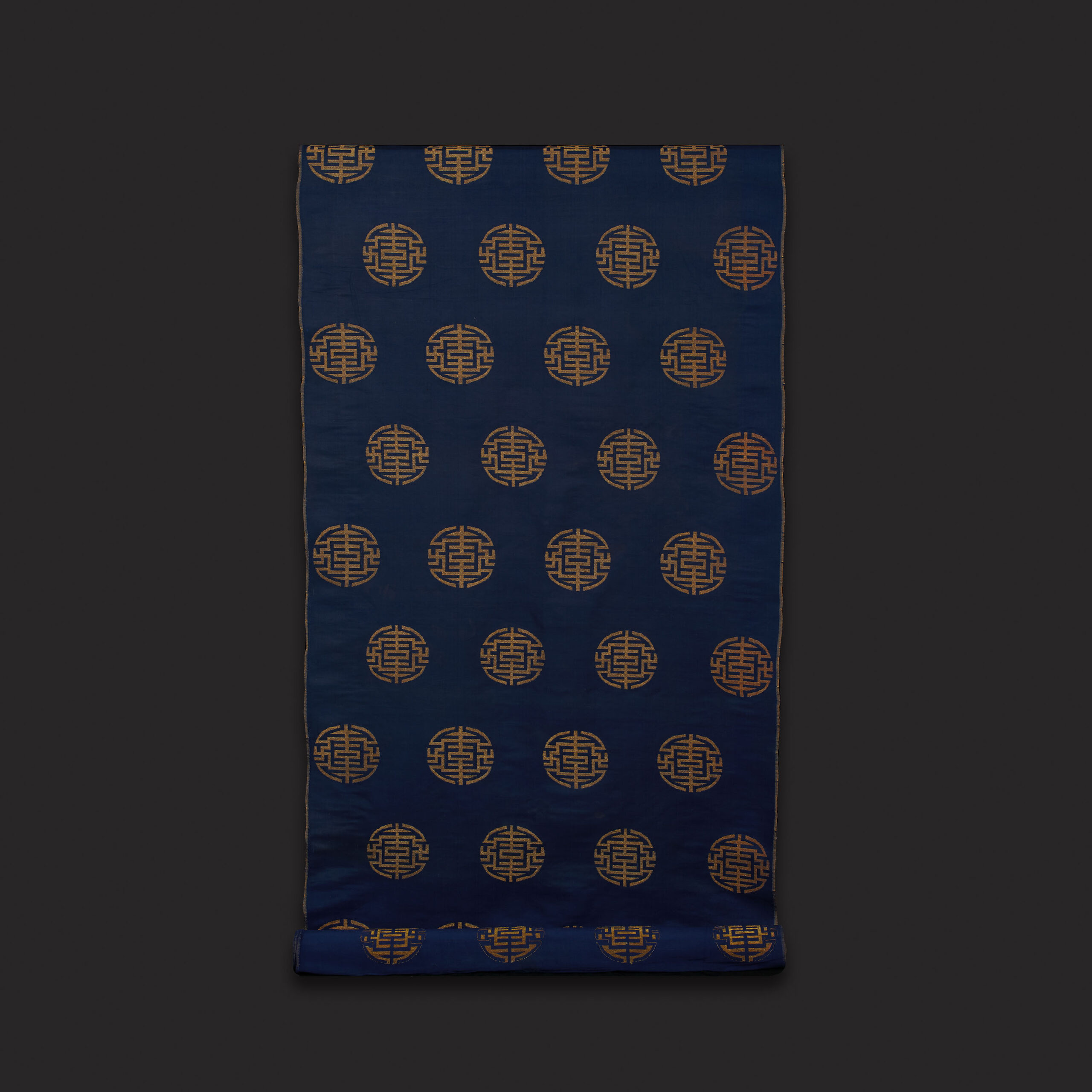 A Pair of Blue / Gold Panel