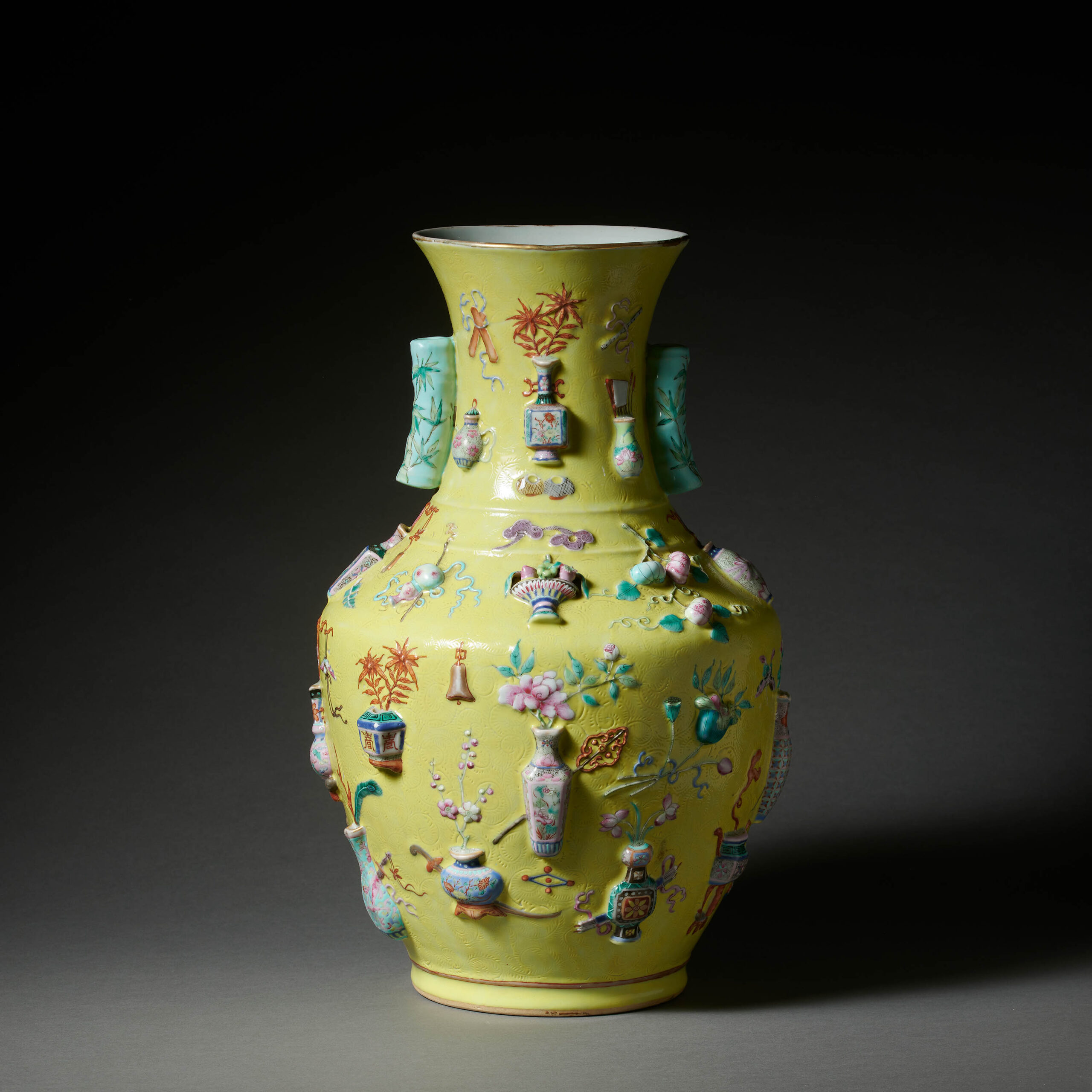 Large Yellow Vase