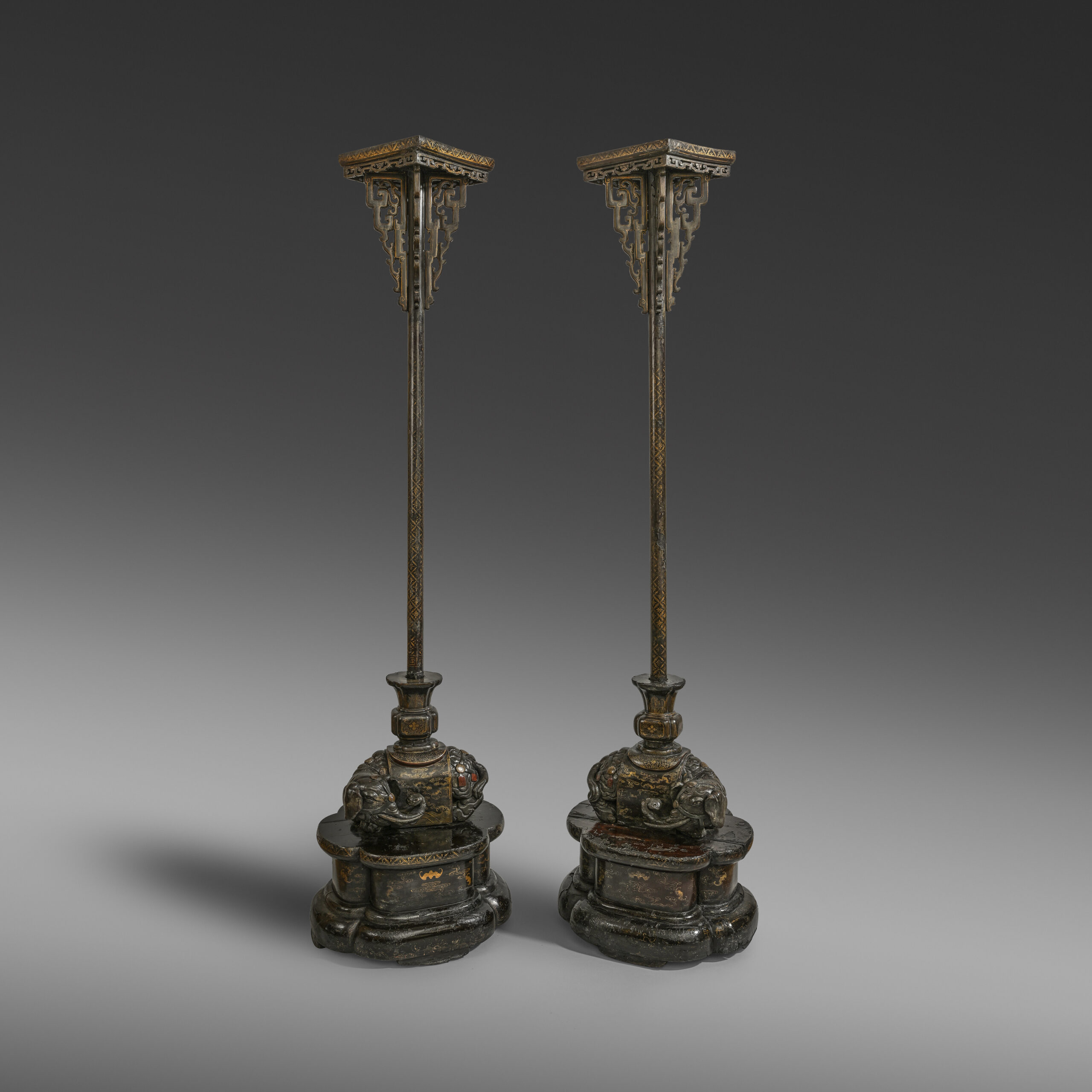 A Pair of Lantern Stands