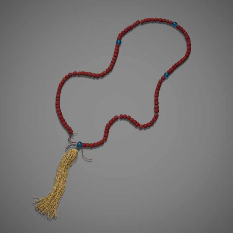 Silk Covered Lacquer Beads