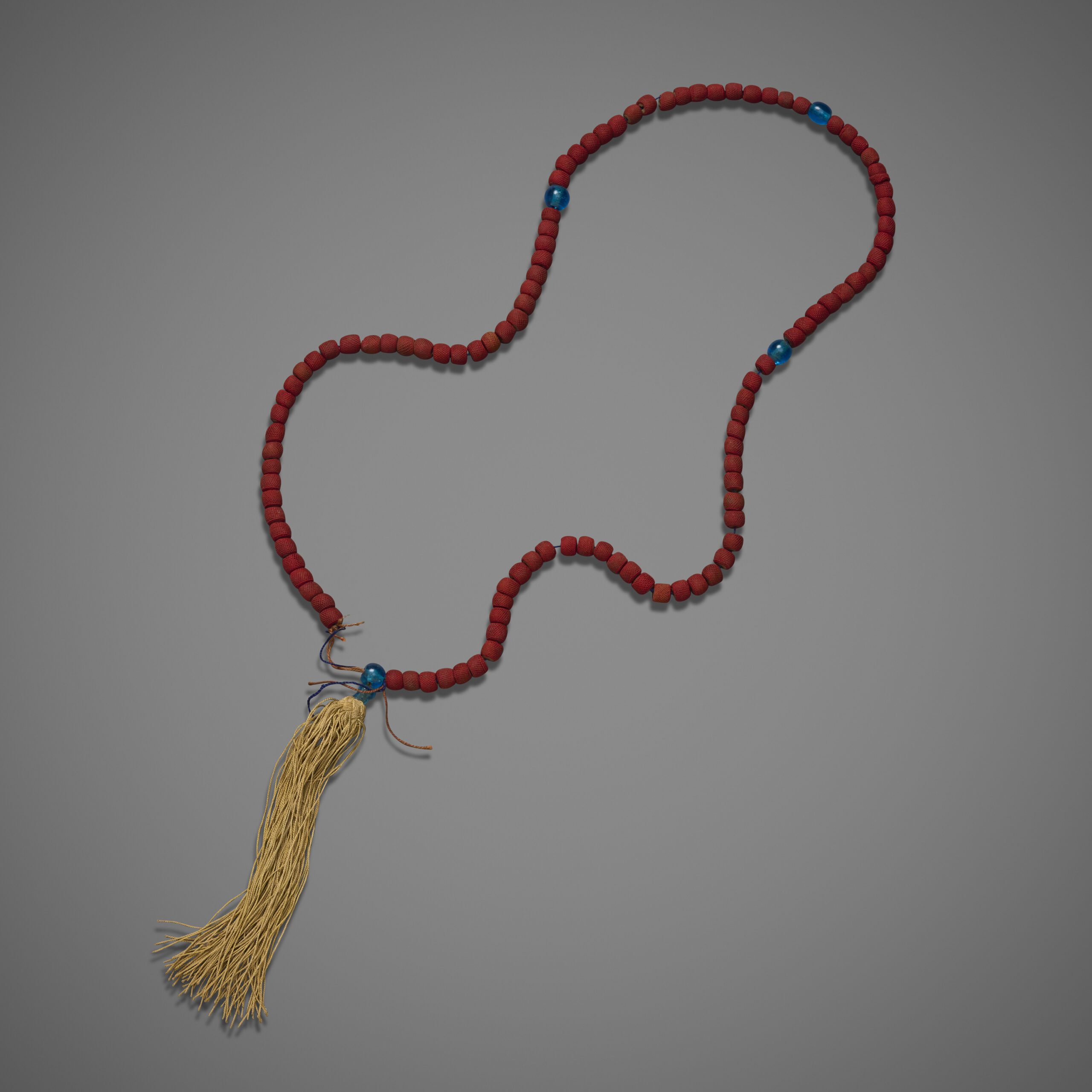 Silk Covered Lacquer Beads