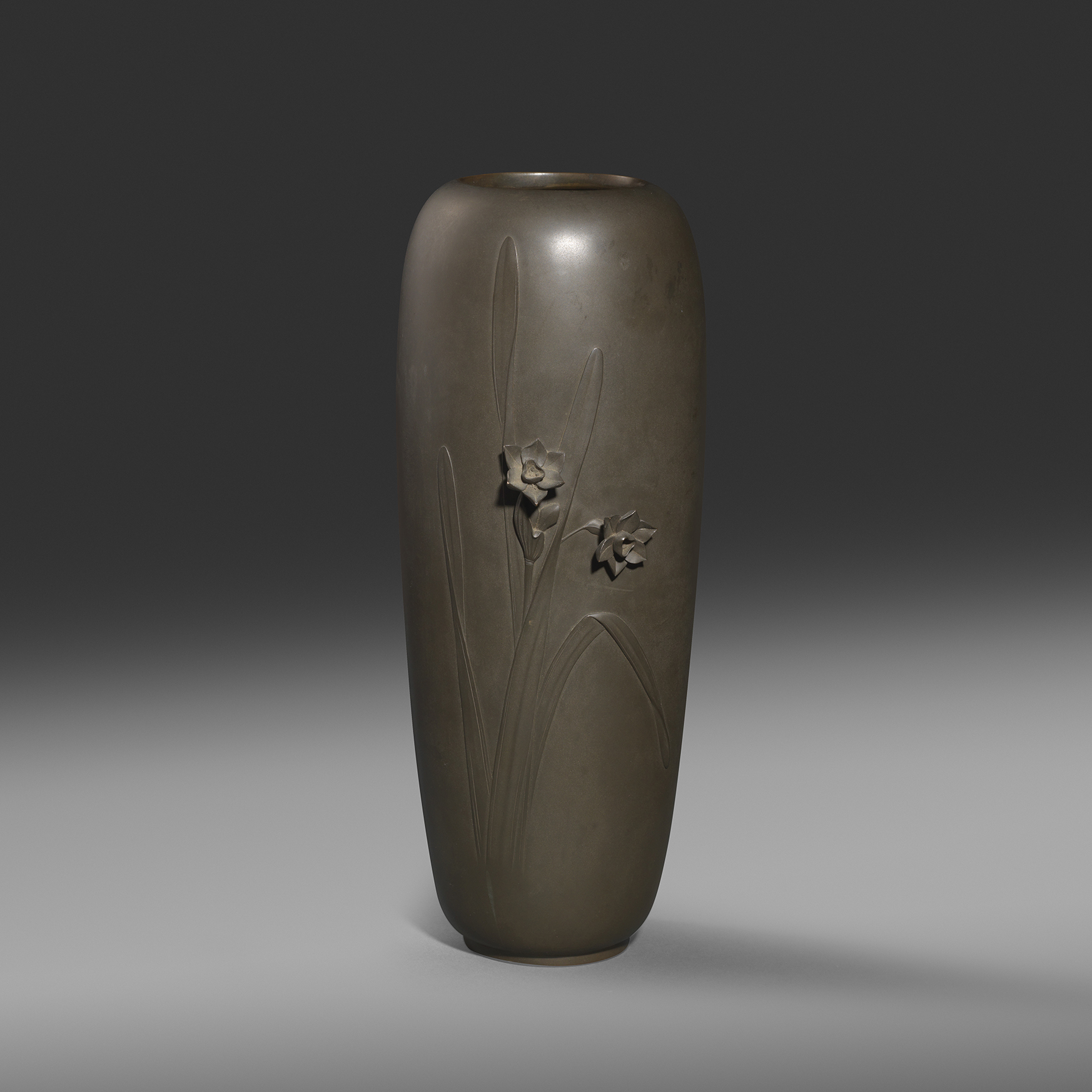 Bronze Flower Vase