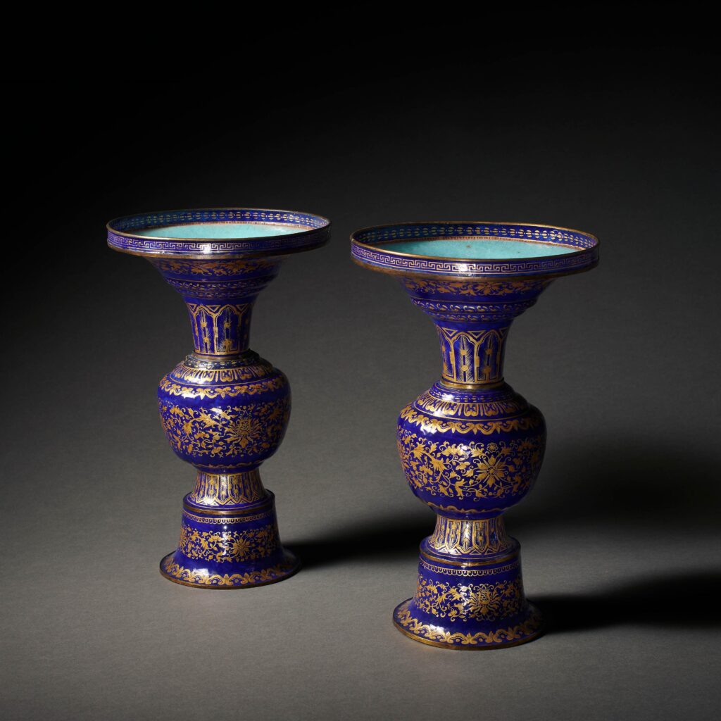 Pair of Temple Vases