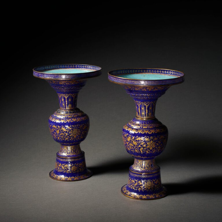 Pair of Temple Vases