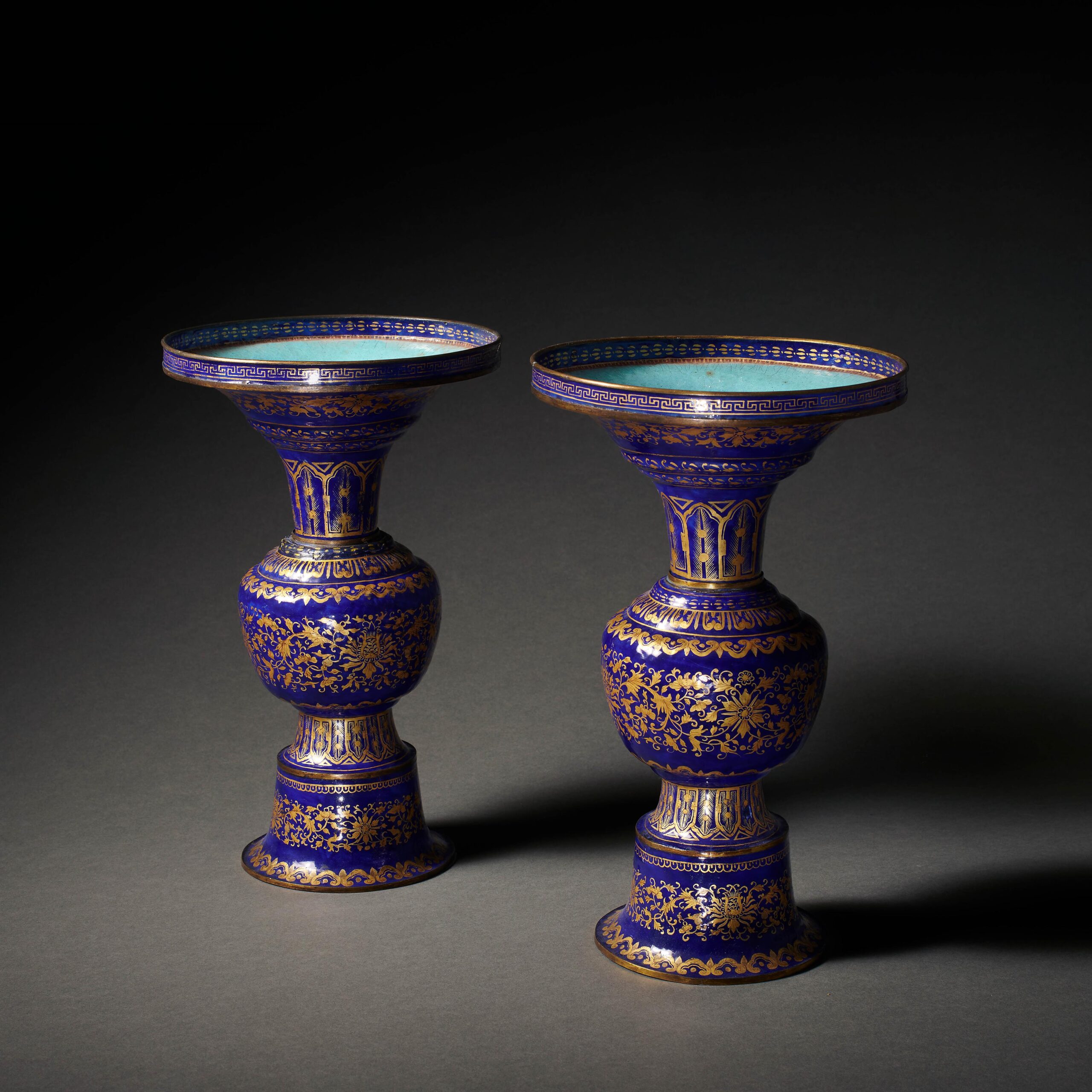 Pair of Temple Vases