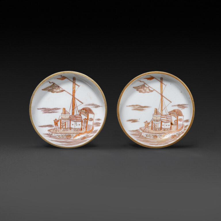 Pair of Namban Dishes