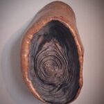 Burr wood sculpture
