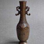 A small Chinese bronze scholar’s vase