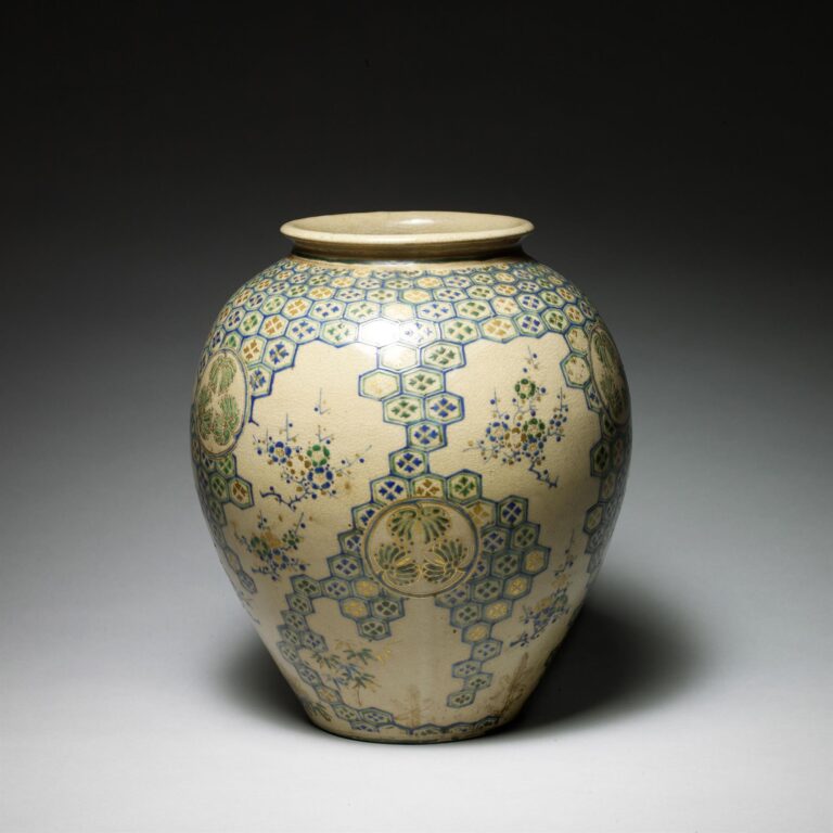 A Large Kyoto Vase