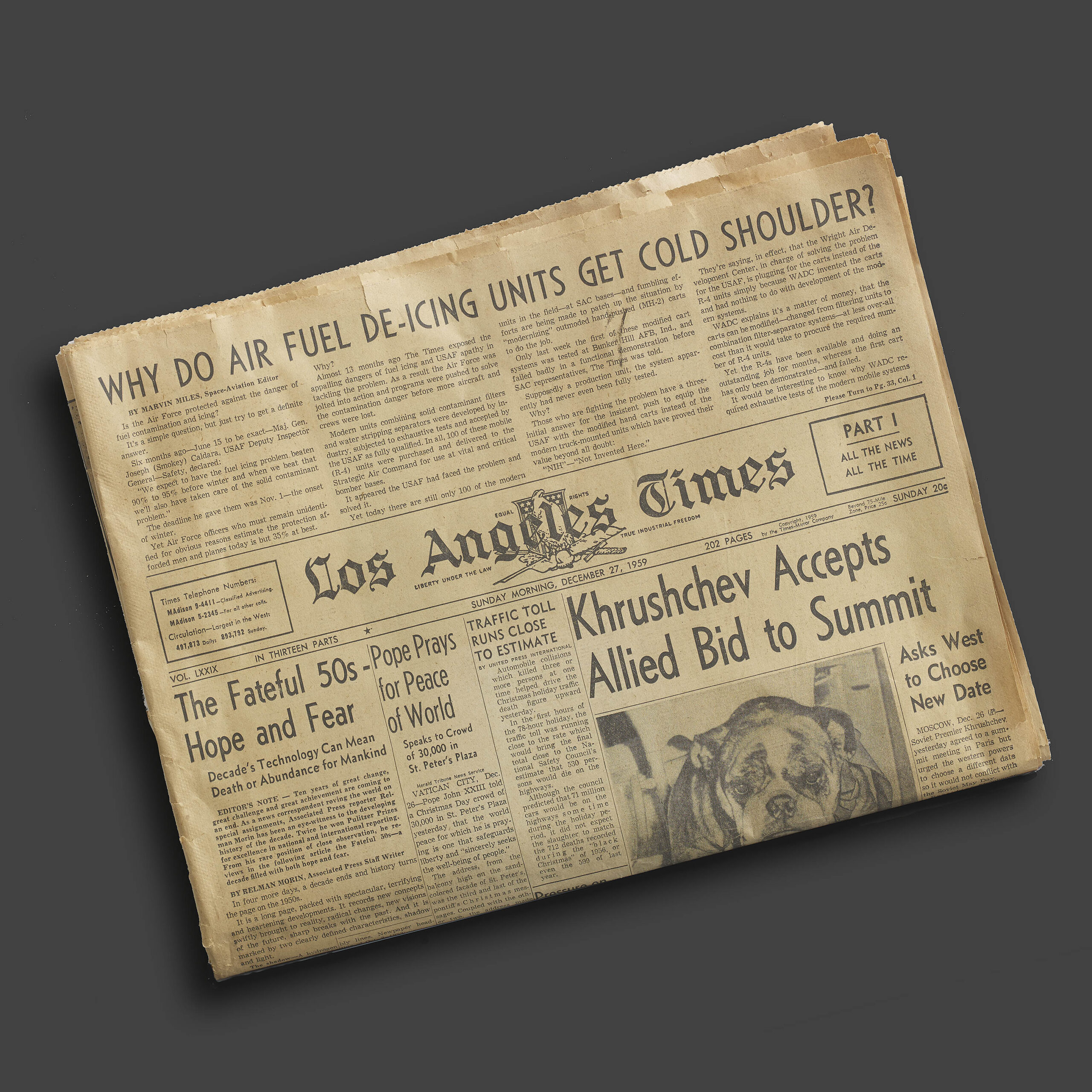 Los Angeles Times: December 27th 1959