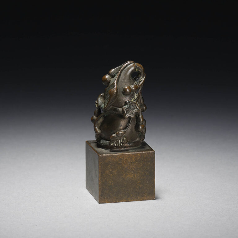 Bronze Scroll Weight