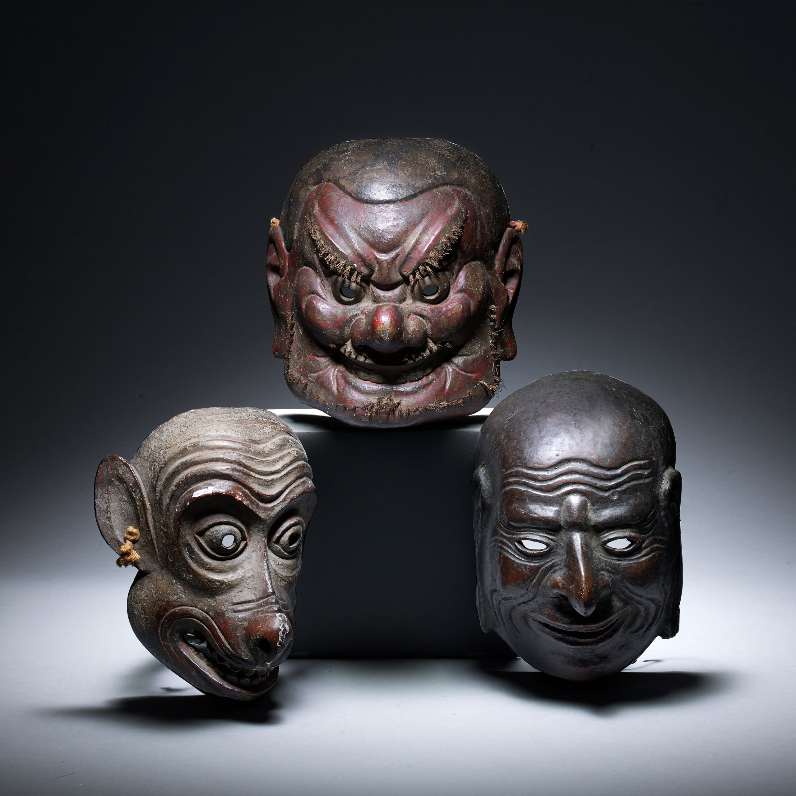 Three Noh Masks