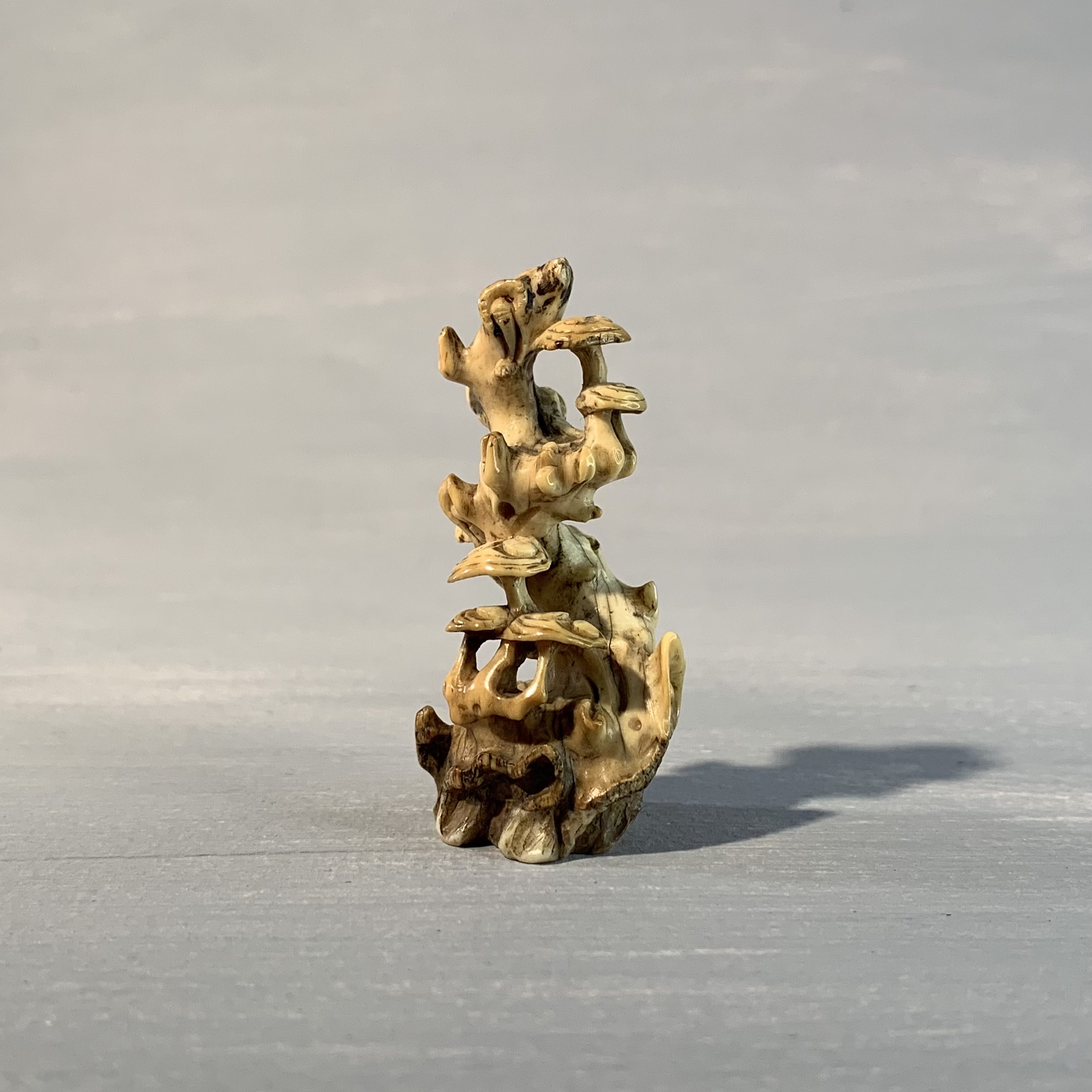 Ivory scholar sculpture