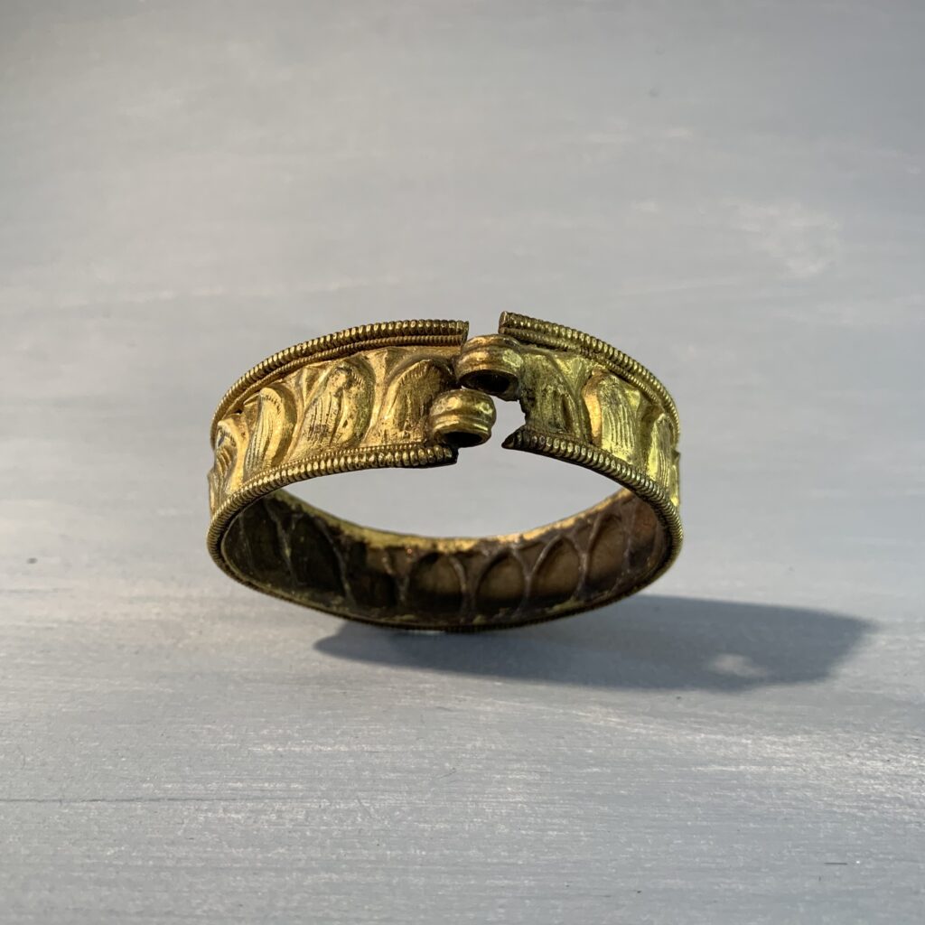Gilt Copper Bangle
