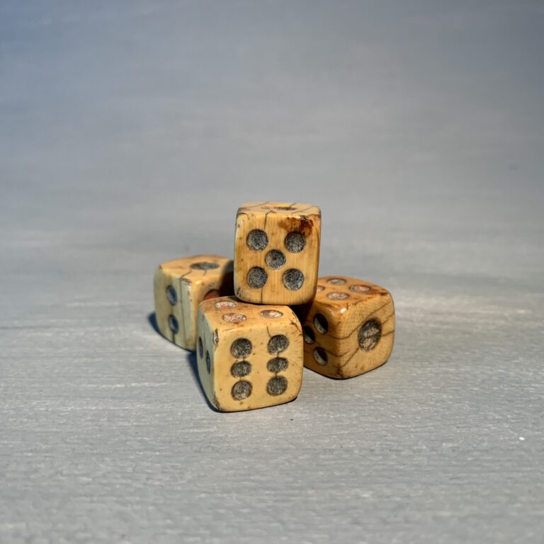 Four Ivory Dice