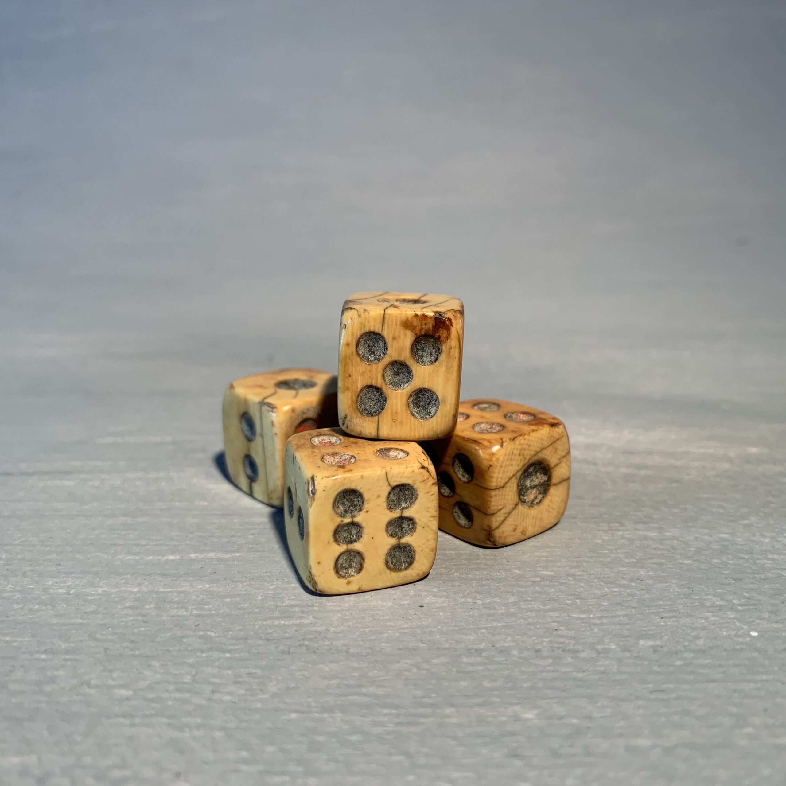 Four Ivory Dice