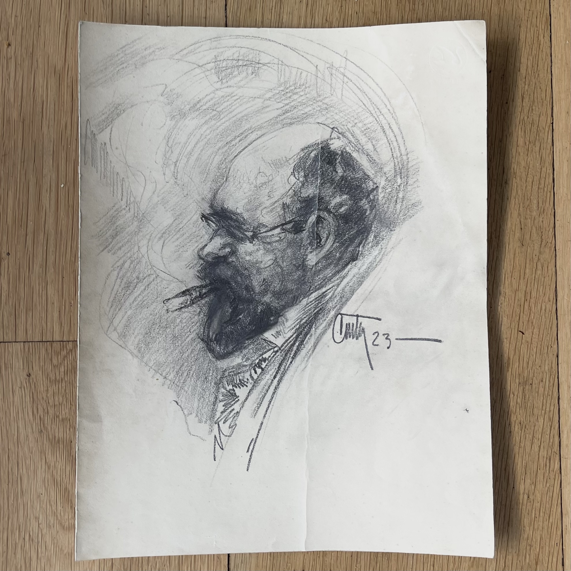 Single Pencil Portrait